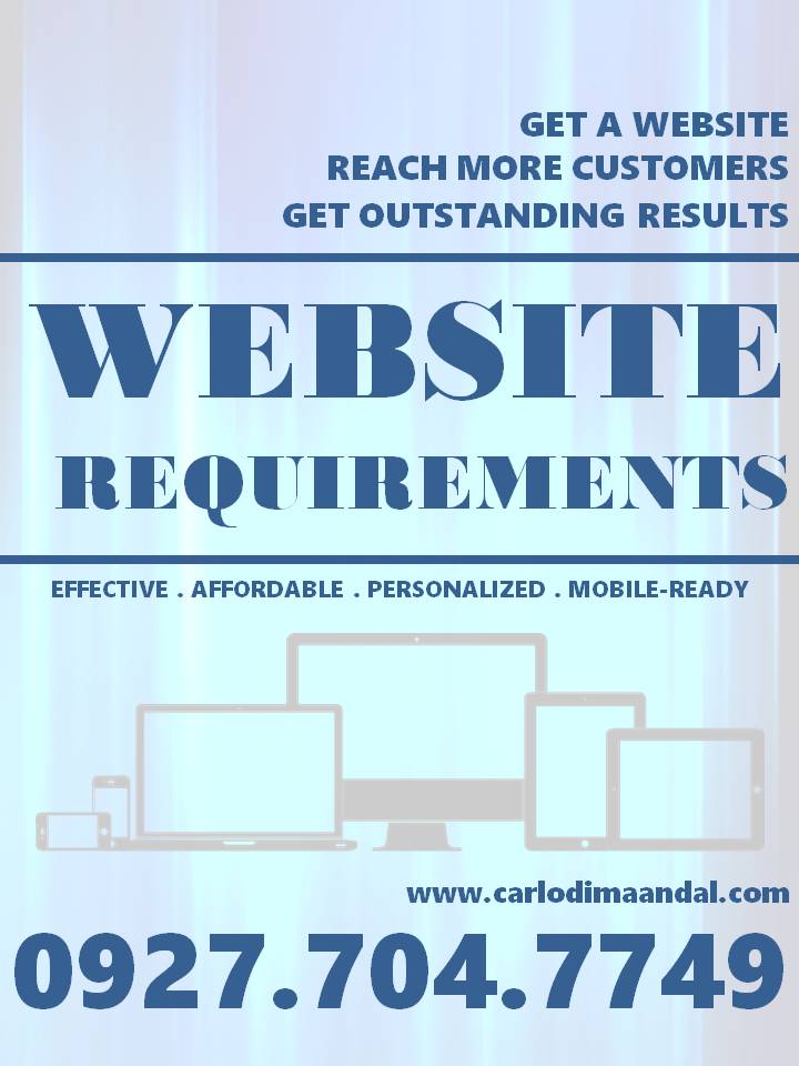 Website Requirements